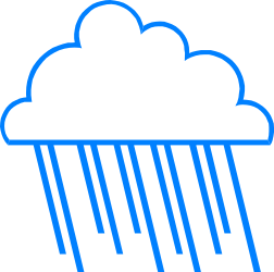 Rain Cloud Clipart: Captivating Cloud with Rain Illustrations