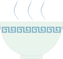 Bowl of Hot Soup with Rising Steam - Delicious Clipart