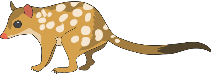 Cartoon Animal with Spots on Its Face - Playful Clipart for Fun Designs