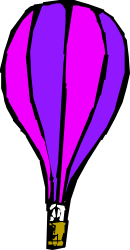 Purple Hot Air Balloon Clipart: Captivating Aerial Adventures