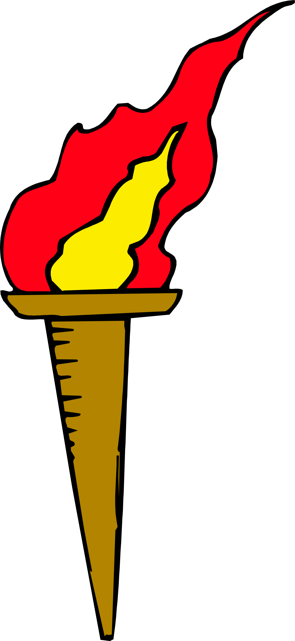 a yellow and red fire on a black background clip art png transparent Fire Clipart: Vibrant Yellow and Red Flames on Black Background