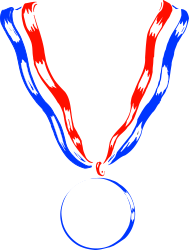 Red, White, and Blue Ribbon Clipart for Celebrations
