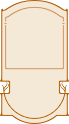 Elegant Brown Border: Blank Paper Clipart for Creative Projects