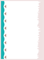 Blank Paper with Decorative Borders Clipart - Perfect for Custom Designs