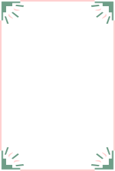 Green Border Clipart: Elegant Square Frame Design