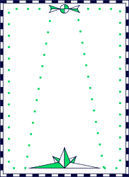 Green and White Frame Clipart - Stylish Borders for Any Design