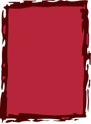 Red Square with Black Border Clipart - Versatile Border Graphics