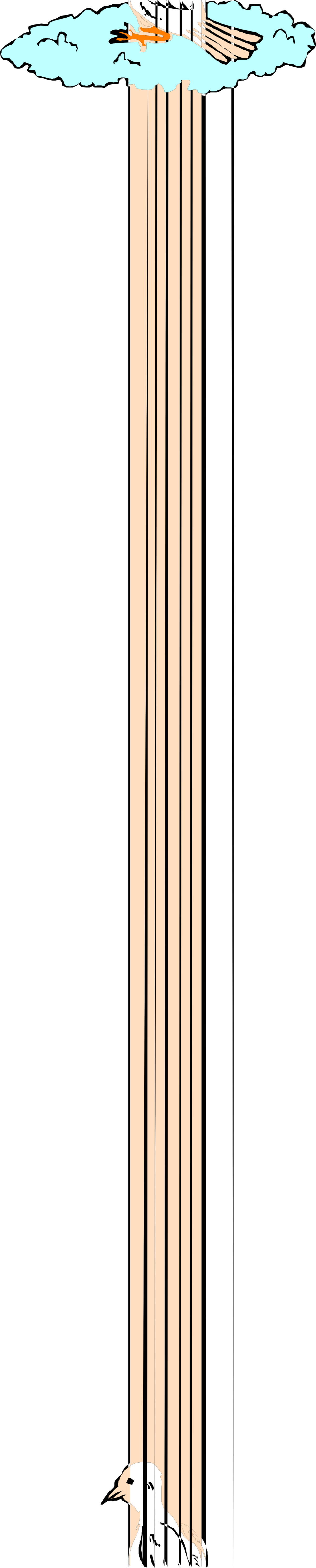 Tower Clipart with Cross on Top - Iconic Religious Symbol