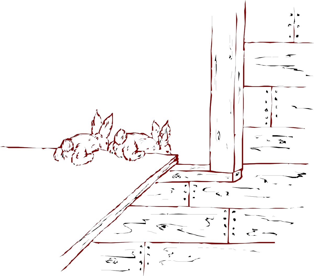a drawing of a window with a cat on it clip art png transparent Window Cat Clipart: Adorable Feline Sitting on a Sunny Window Sill