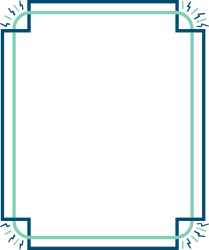Square Frame with Arrows Pointing Up - Creative Borders and Frames Clipart