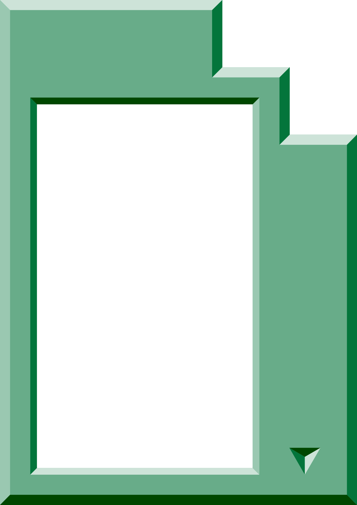 a square frame with a white background clip art png transparent Square Frame Clipart with White Background - Ideal for Creative Designs
