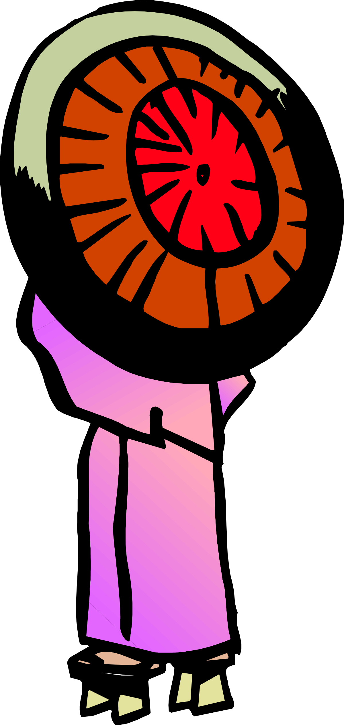 a person holding a large orange object clip art png transparent Person Holding Large Orange Object Clipart – Vibrant and Engaging Visuals