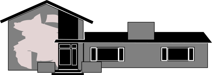 Charming House with Chimney Clipart for Creative Projects