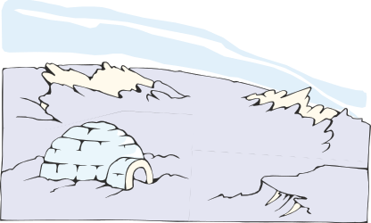 Ice with a Hole - Unique Clipart for Creative Projects