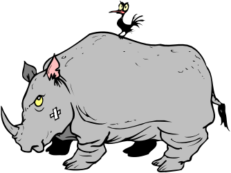 Rhino Clipart: Stunning Rhinoceros Illustrations for Creative Projects