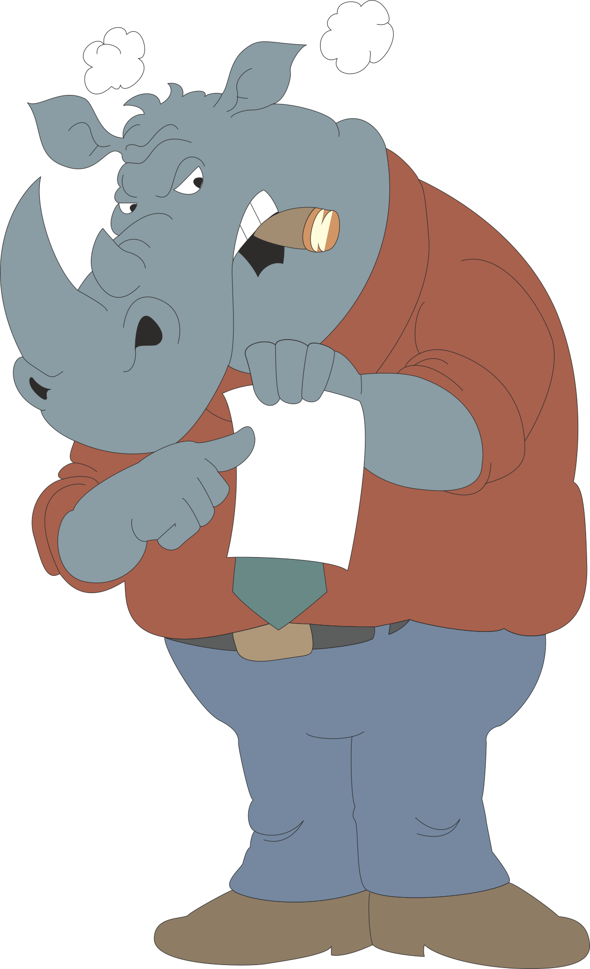 an elephant is holding a piece of paper clip art png transparent Elephant Holding Paper Clipart - Fun and Playful SVG Illustration