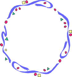 Festive Holiday Borders with Ribbon and Confections Clipart