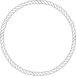 Rope Borders Clipart: Circle Design for Creative Projects