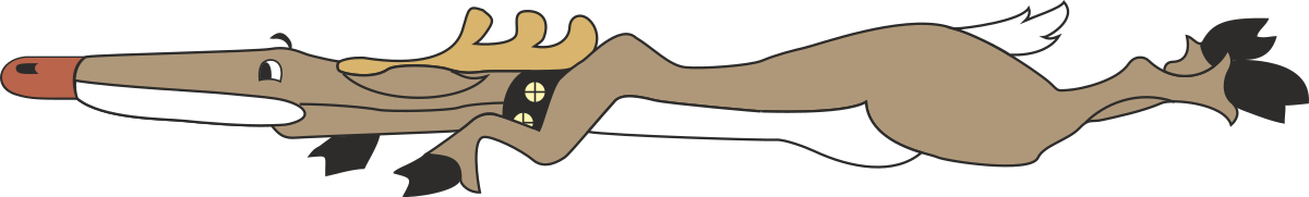 Holiday Borders Featuring Rudolph the Dog Clipart