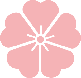 Pink Flower with Black Outline Clipart for Creative Projects