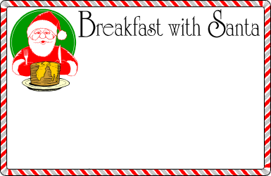 Free Printable Santa Letter Clipart - Holiday Borders Design