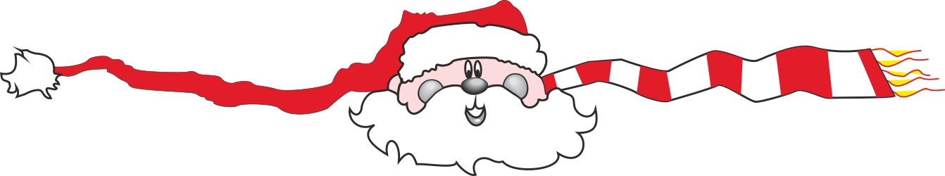 Santa Claus Clipart: Festive Borders for Holiday Cheer
