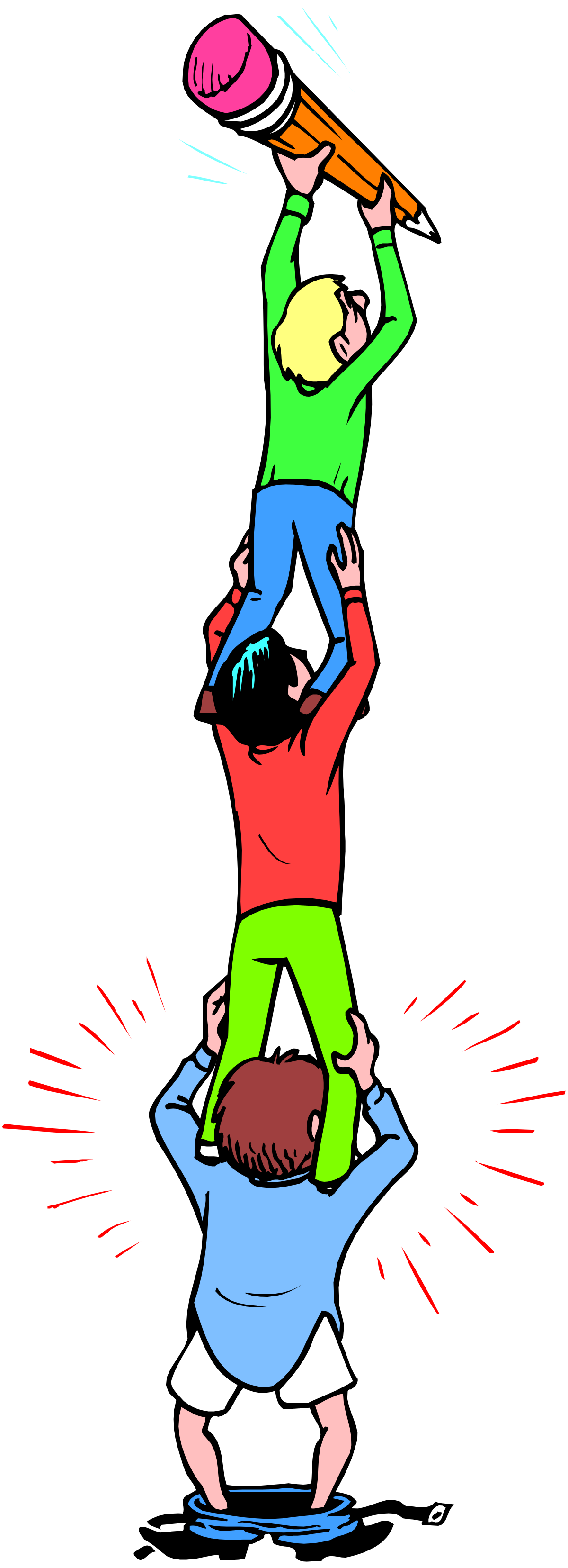 Cartoon Man Falling Off Toilet Clipart - Humorous Bathroom Design