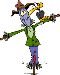 Cartoon Character with Bird on Arm - Playful Clipart for Your Projects