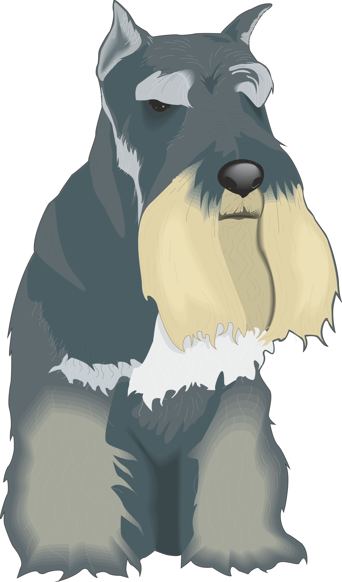 a dog with a big nose and a big nose clip art png transparent Big Nose Dog Clipart - Adorable Canine Illustrations