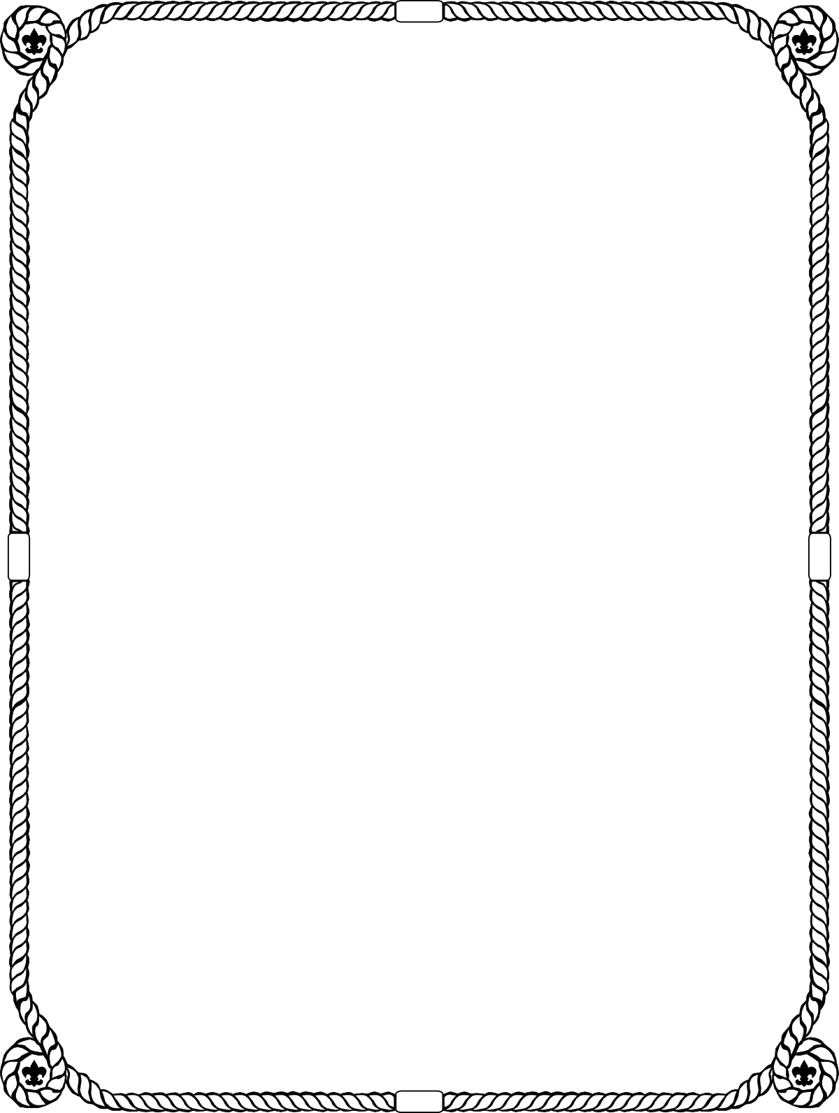 Rope Frame PNG Clipart - Unique Borders and Frames for Creative Designs
