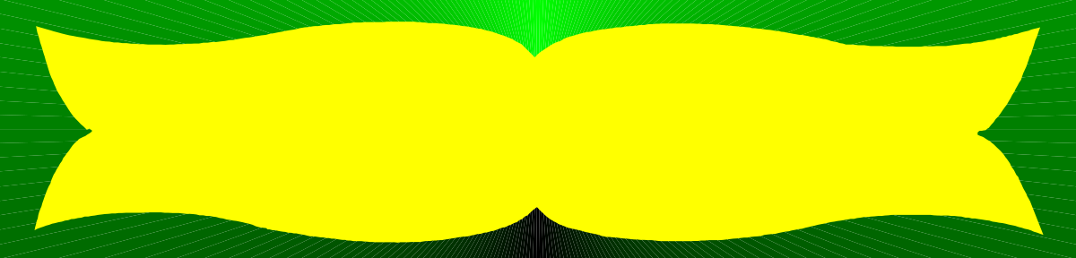 Rectangular Clipart with Yellow and Green Background - Vibrant Borders and Bars Design