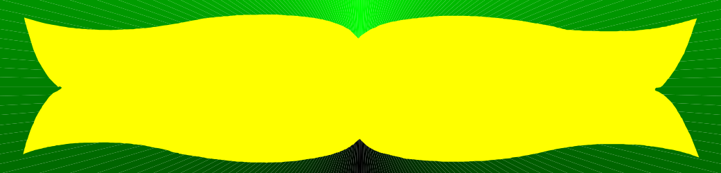 Rectangular Clipart with Yellow and Green Background - Vibrant Borders and Bars Design