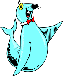 Cartoon Shark with a Red Bow Tie - Fun Clipart for Creative Projects