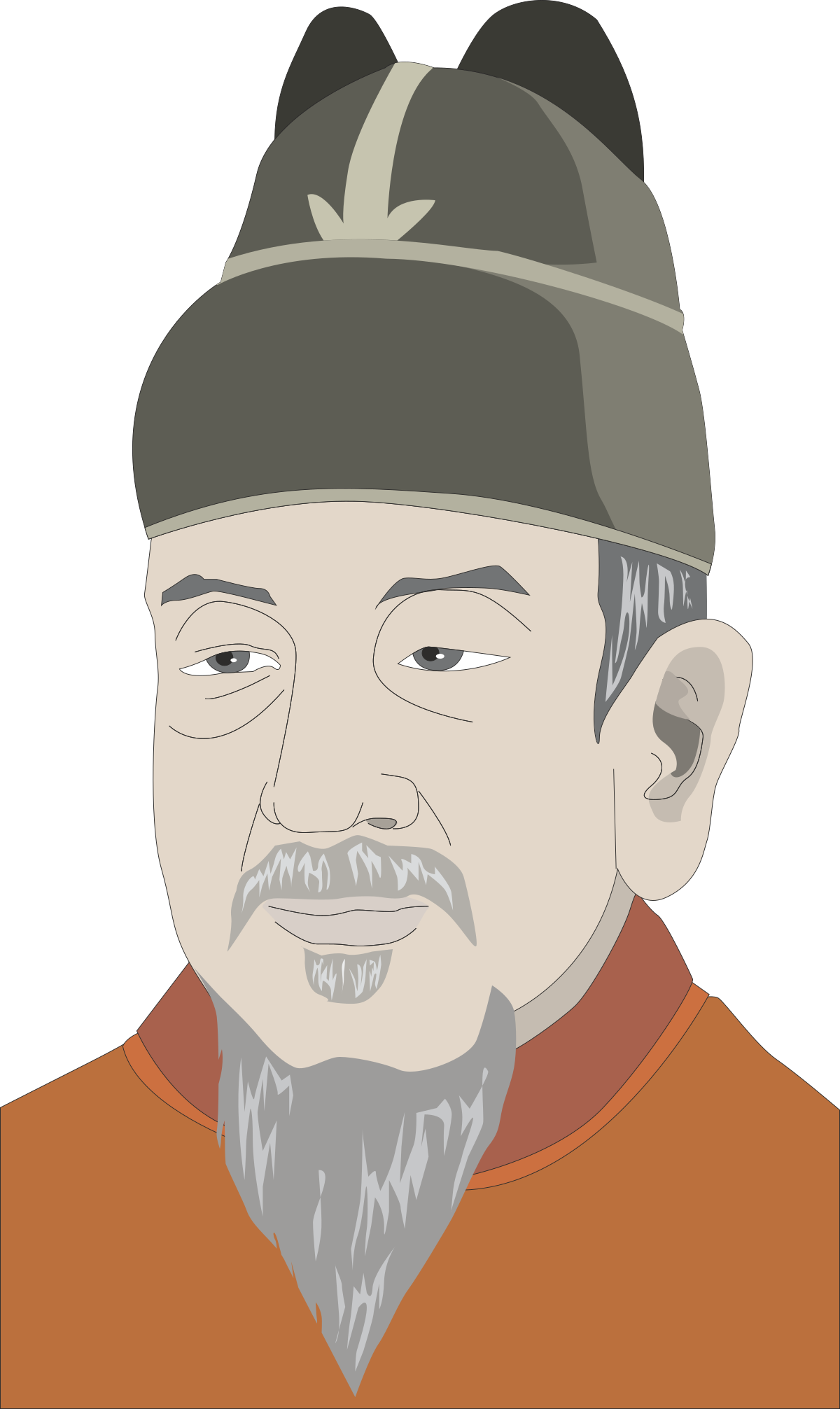 Bearded Man in Hat Clipart for Creative Projects