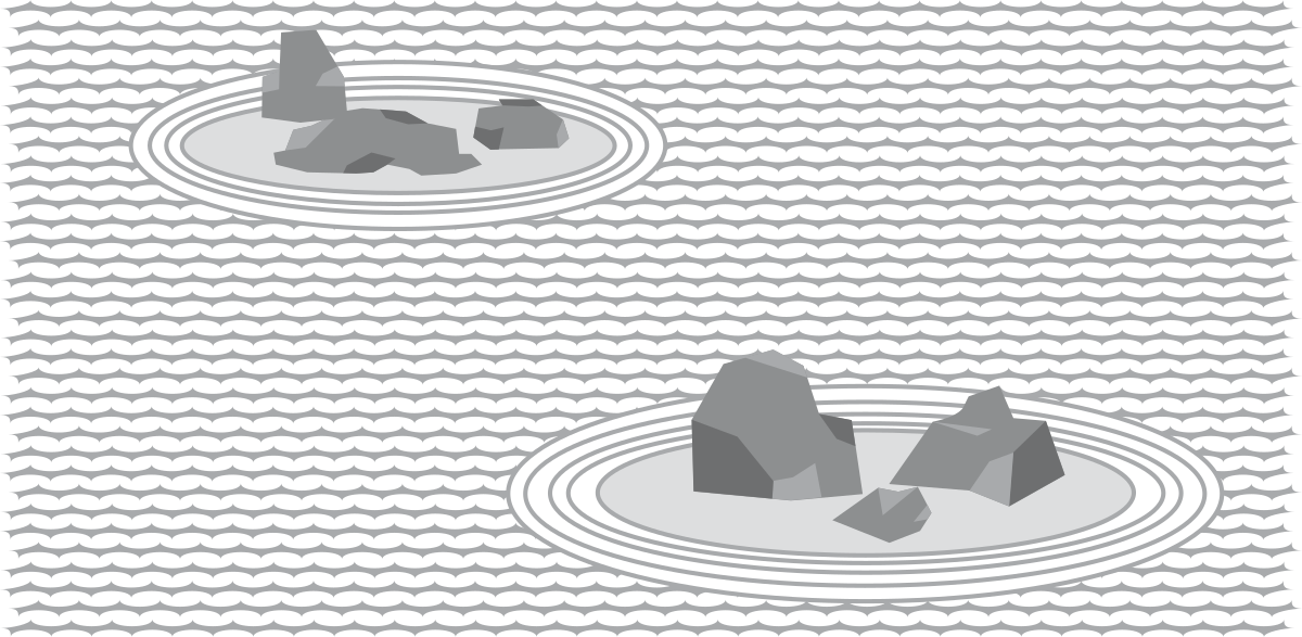 Black and White Circular Pattern Clipart for Versatile Use