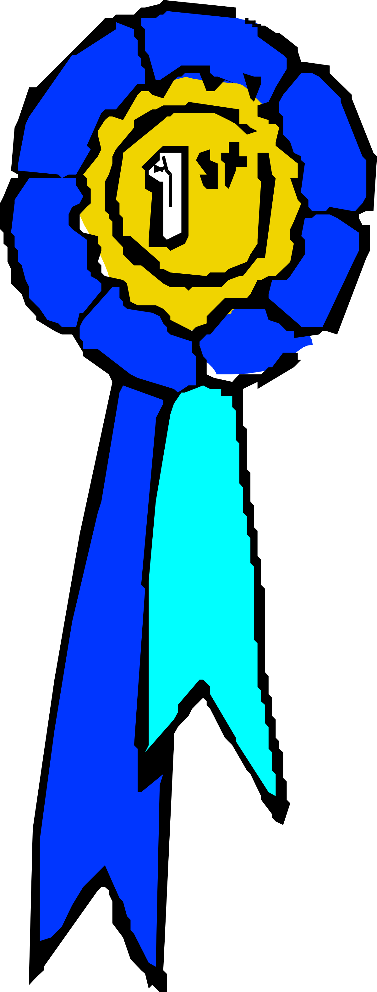 Blue Rose with Yellow Rose - Stunning Floral Clipart for Every Occasion