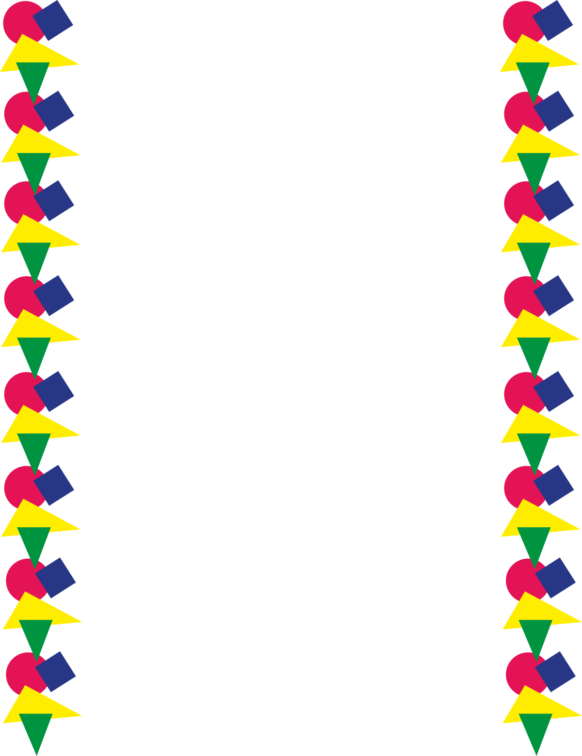 a border of colorful flags clip art png transparent Colorful Flags Border Clipart - Vibrant Bars and Shapes