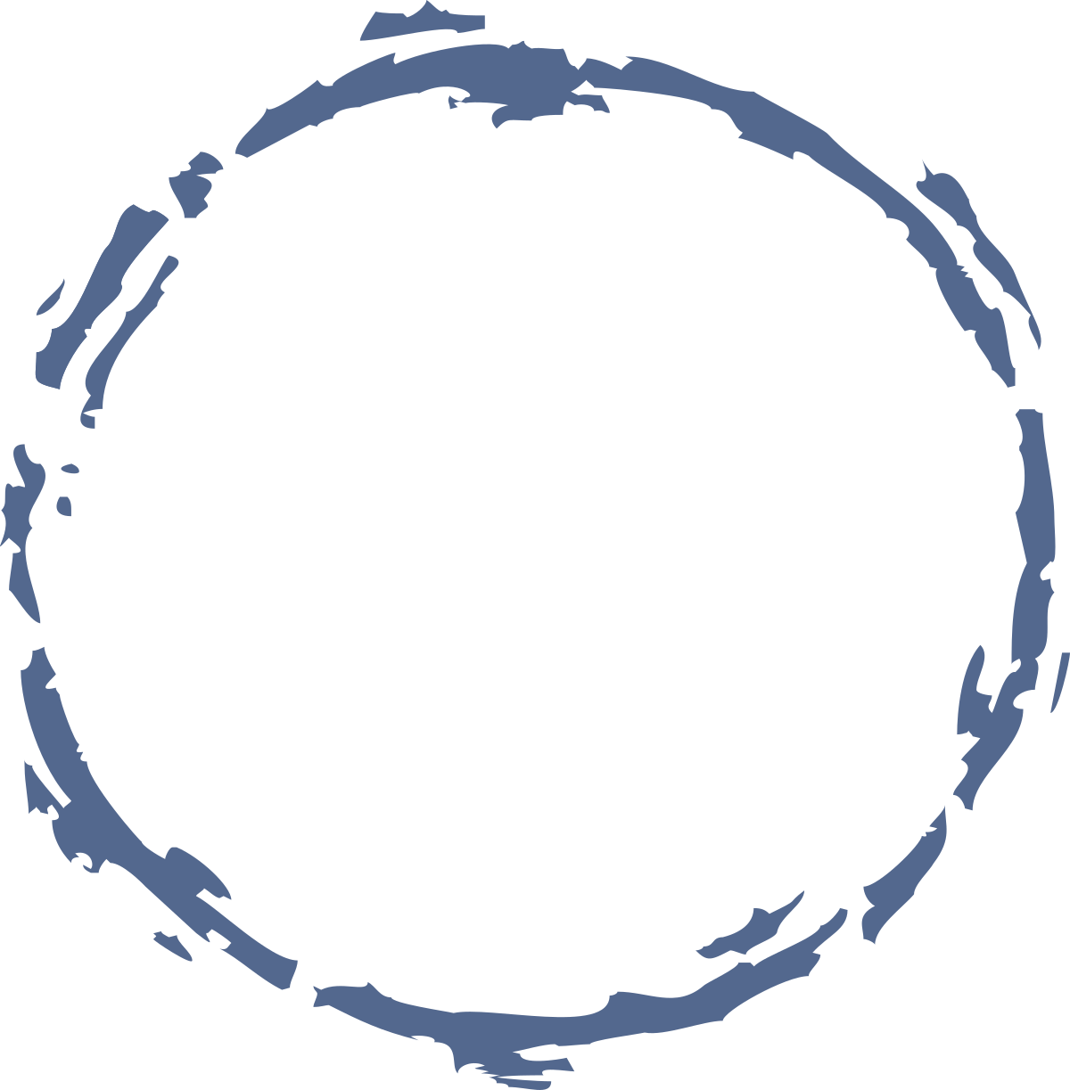 a circle with a circle of blue paint clip art png transparent Borders and Frames: Circular Blue Paint Clipart for Creative Designs