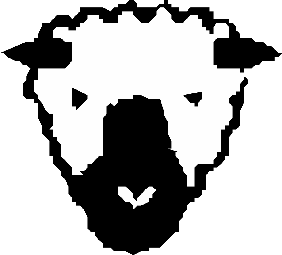 a white silhouette of a man with a beard clip art png transparent White Beard Silhouette of a Man - Perfect for Your Projects