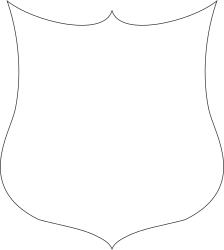 Black and White Shield Clipart: Classic Emblem for Your Projects