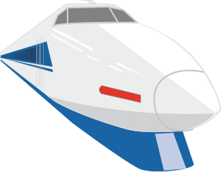 White and Blue Train Clipart for Creative Projects