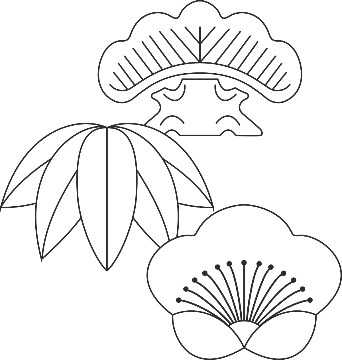 Chef Hat on Whimsical White Flower Clipart