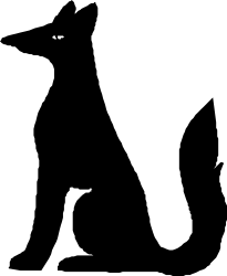 Black Background with White Circle Clipart - Simple and Elegant Design