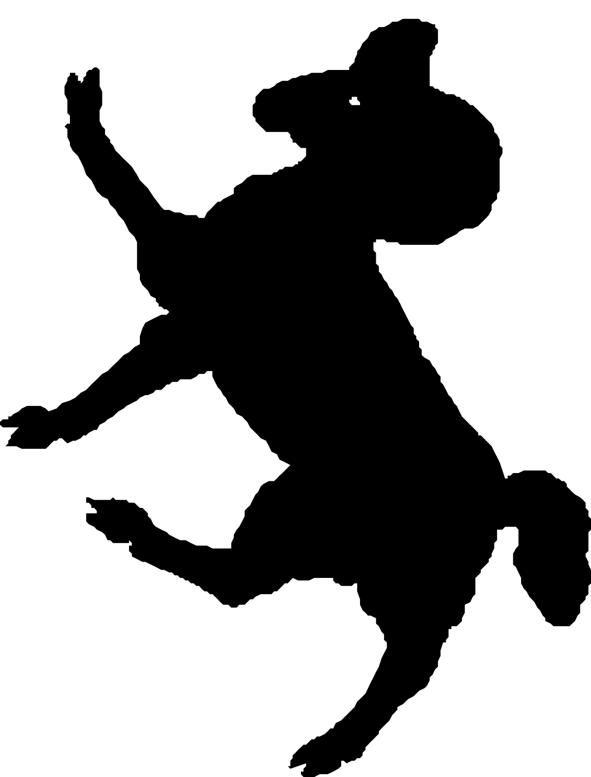 Black Background with White Circle Clipart: Minimalist Graphic Design Element