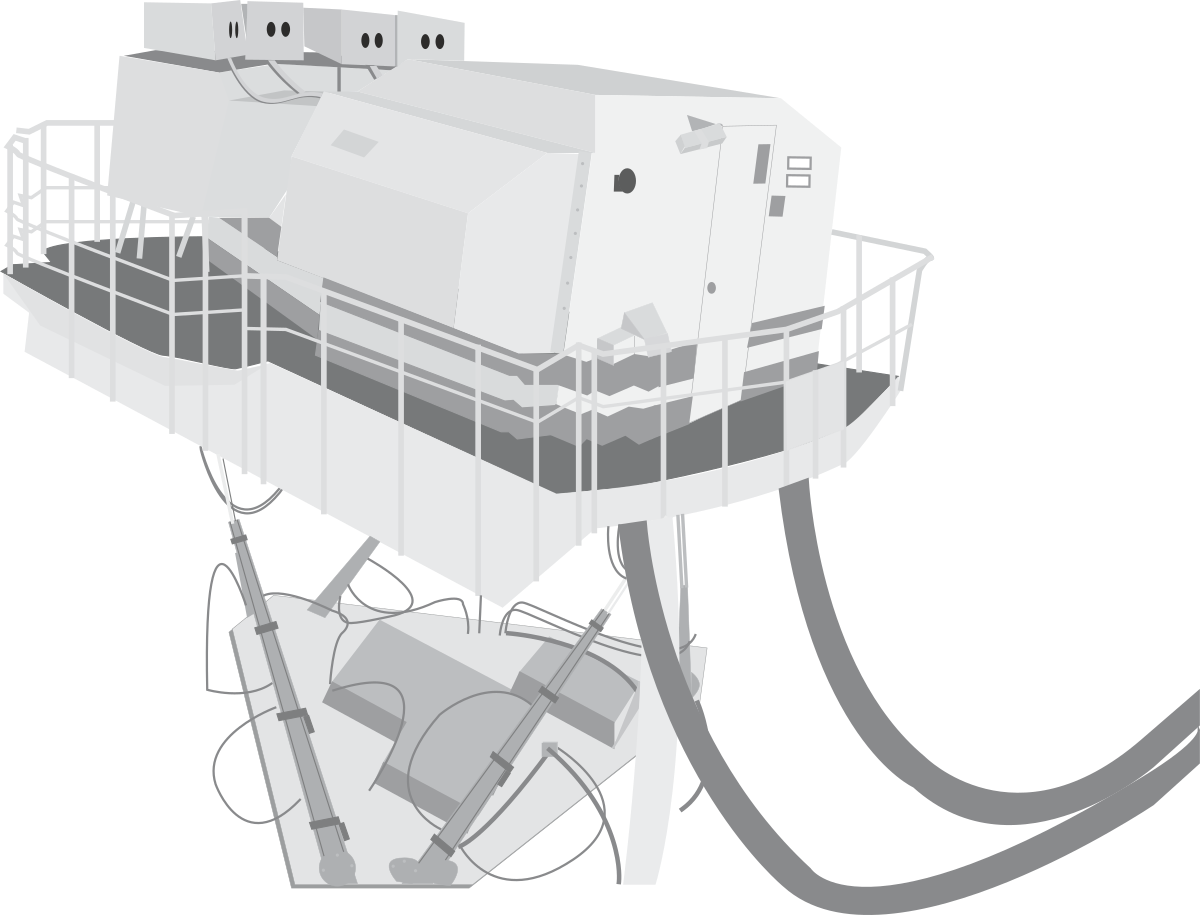 White and Gray Machine with Hose - Versatile Clipart for Various Uses