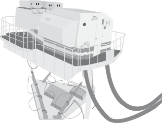 White and Gray Machine with Hose - Versatile Clipart for Various Uses