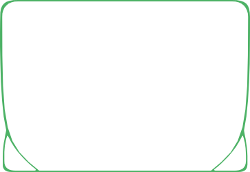 Square Frame with Green Border Clipart - Elegant Decorative Borders