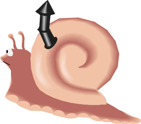 Snail with Black Hat Clipart - Adorable and Whimsical SVG Art