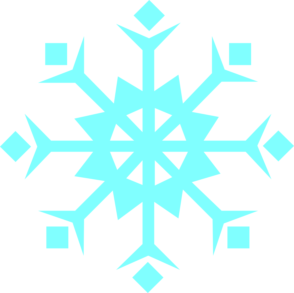 a snowflake icon clip art png transparent Snowflake Icon Clipart - Unique Winter Illustration