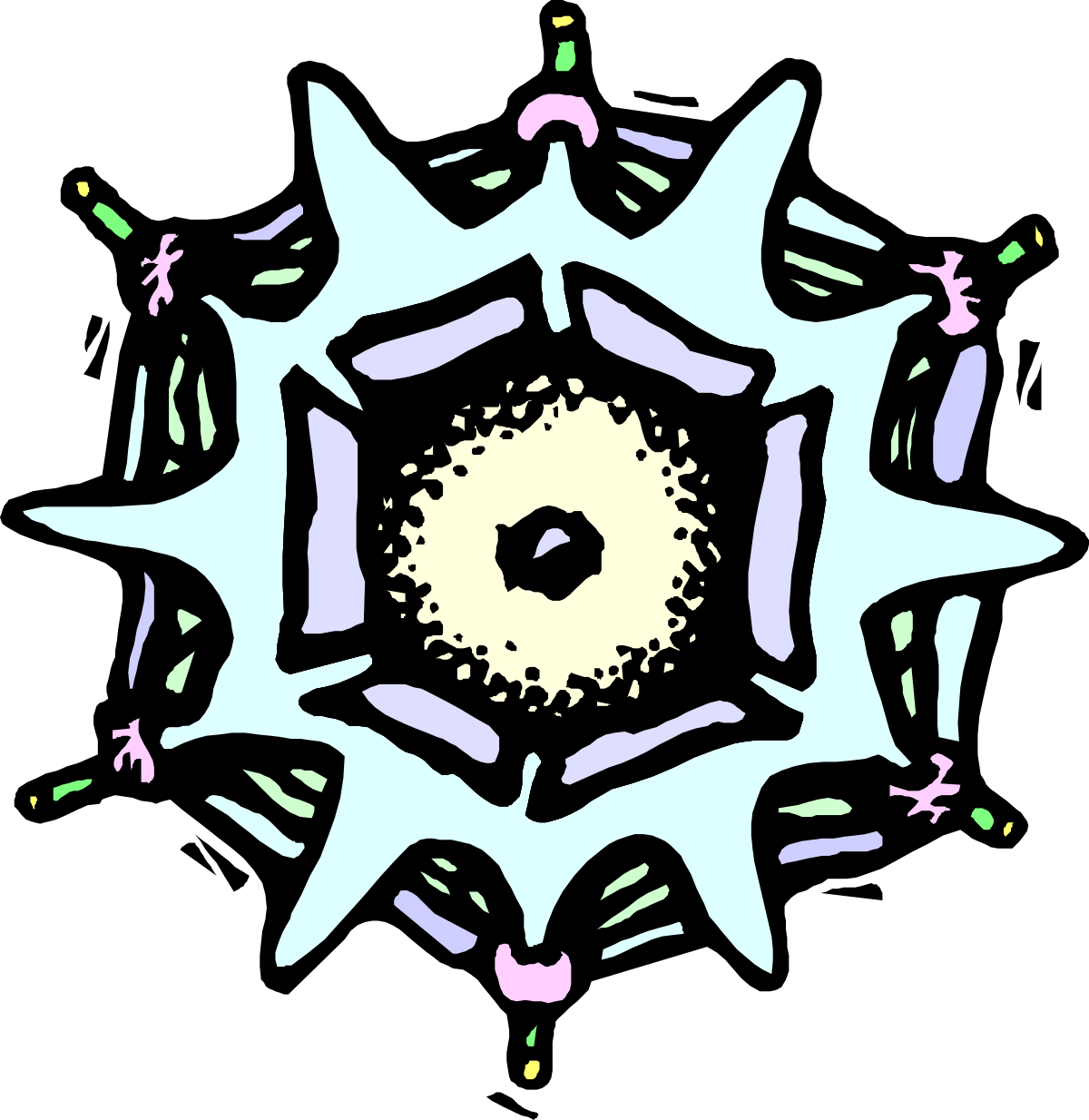 a circular design with many different shapes clip art png transparent Circular Design with Diverse Shapes for Stunning Clipart